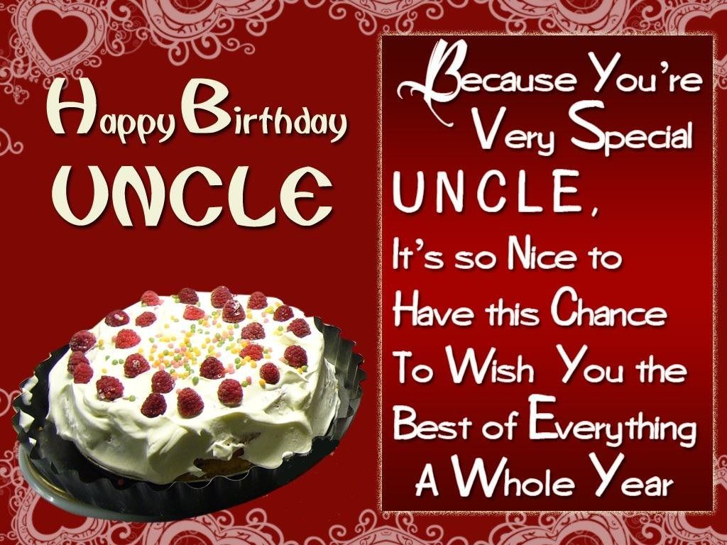 Because Youve Very Special Uncle Birthday Wishes