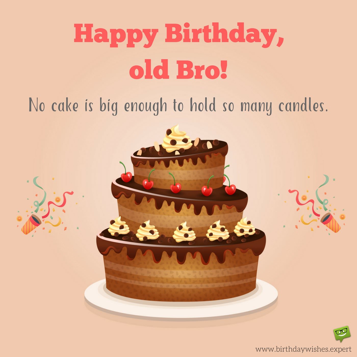 Happy Birthday Old Bro Brother Birthday Wishes