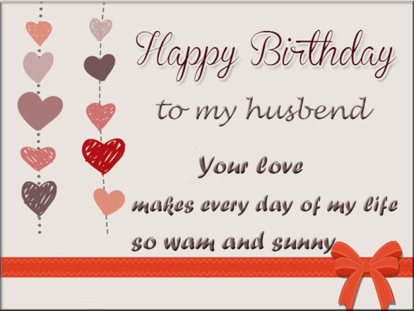 Happy Birthday To My Husband Husband Birthday Wishes