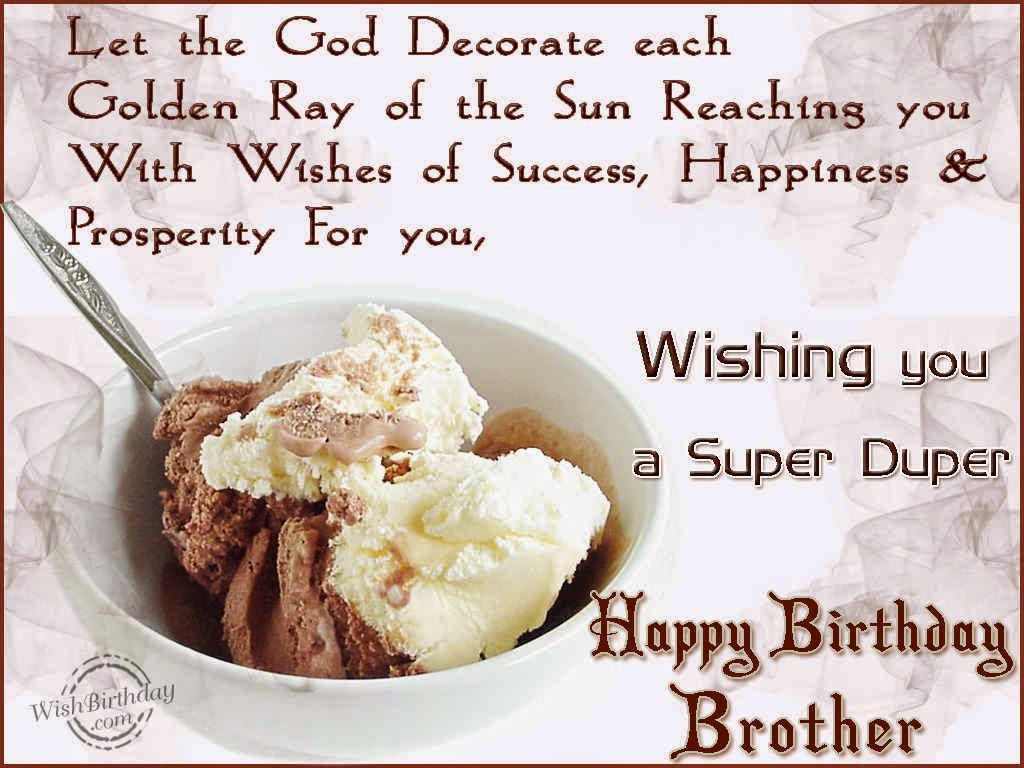 Let The God Decorate Each Brother Birthday Wishes