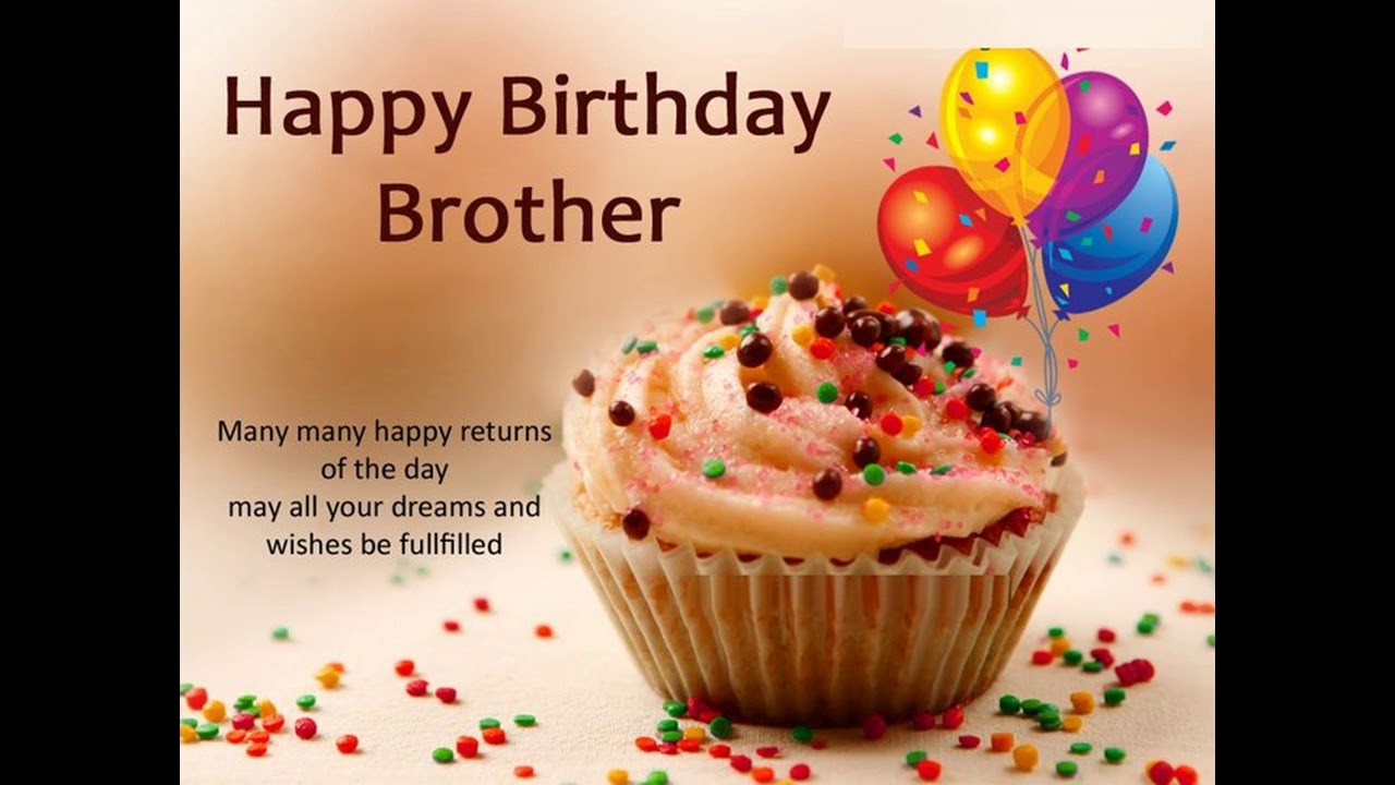 Many Many Happy Returns Brother Birthday Wishes