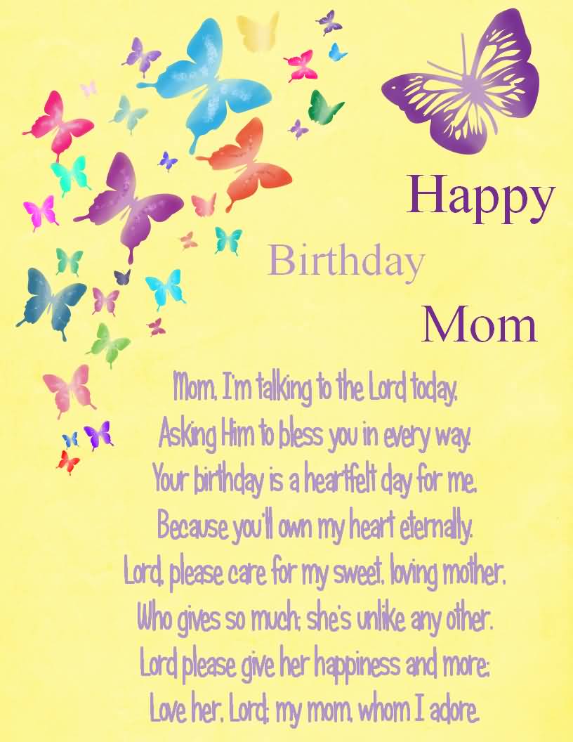 Mom Im Talking To Mother Birthday Wishes