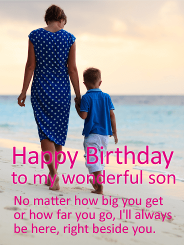 No Matter How Big You Son Birthday Wishes