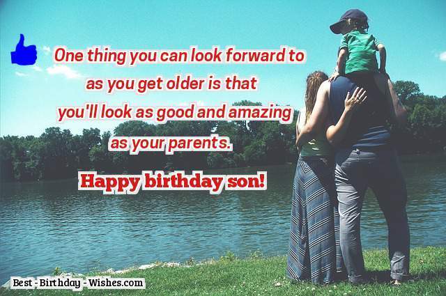 One Thing You Can Look Son Birthday Wishes