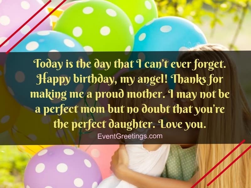 Today Is The Day That Daughter Birthday Wishes