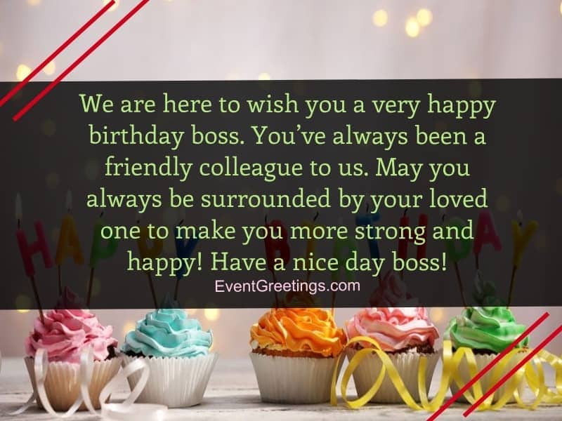 We Are Here To Wish Boss Birthday Wishes