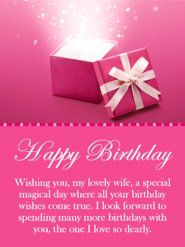 Wishing You My Lovely Wife Wife Birthday Wishes