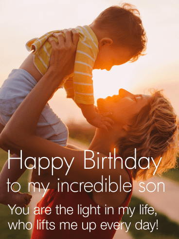 You Are The Light In Son Birthday Wishes