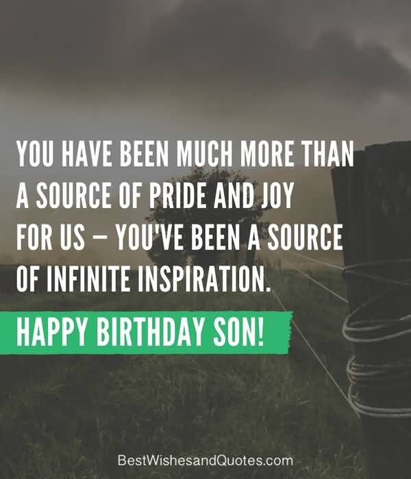 You Have Been Much Son Birthday Wishes