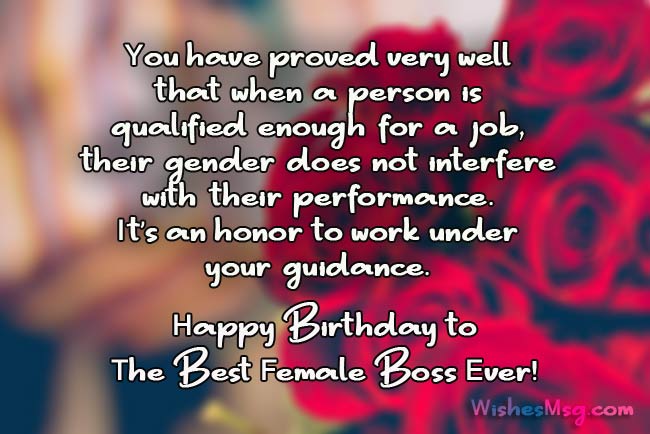 You Have Proved Very Well Boss Birthday Wishes