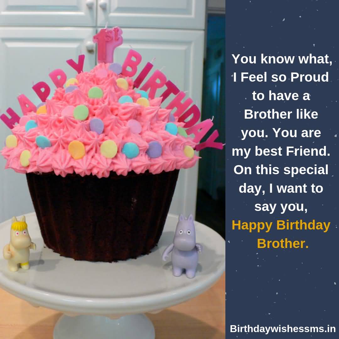 You Know What I Feel Brother Birthday Wishes