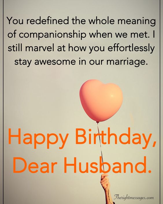 You Redefined The Whole Husband Birthday Wishes