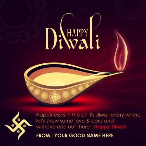 Happiness Is In The Air Happy Diwali Wishes