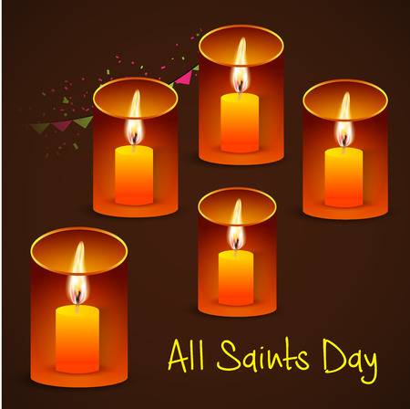 Lovely Candles On All Saints Day All Saints Day Wishes