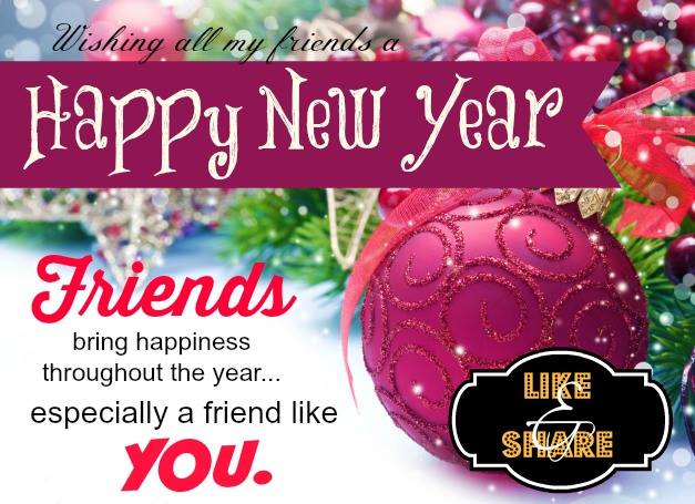 Wishing All My Friends New Year Wishes