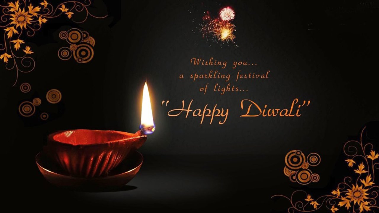 Wishing You A Sparkling Happy Diwali Wishes