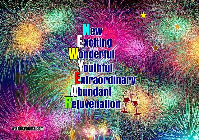 New Exciting Wonderful Youthful Happy New Year Greetings