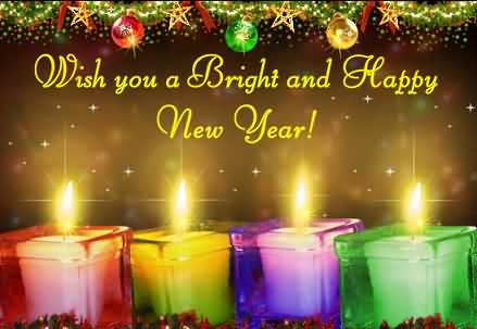 Wish You A Bright Happy New Year Wishes