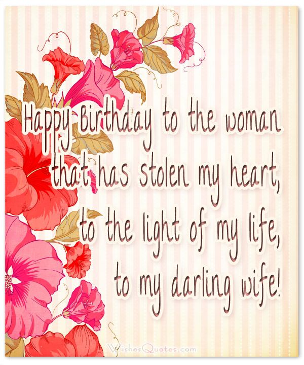 Happy Birthday My Darling Wife