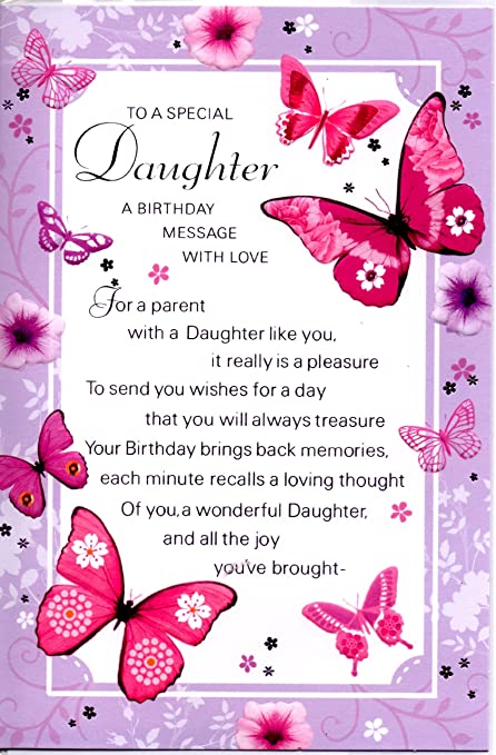 To A Special Daughter Happy Daughter Birthday Wishes